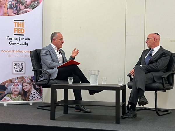 Featured image - The Fed and Magen David Adom UK Welcome Lord David Wolfson KC for Thought-Provoking Community Discussion