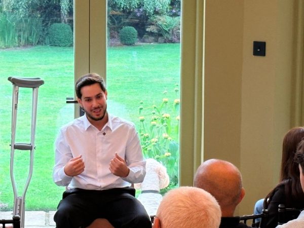 Featured image - Eliya Cohen Shares Powerful Story of Survival, Faith and Resilience at Joint Magen David Adom UK and The Fed Young Patrons Event