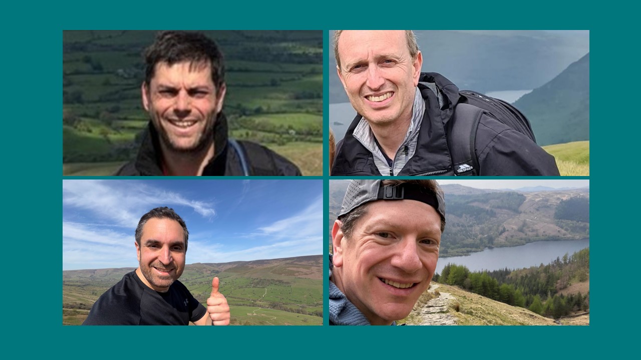 Daniel, Richard, Simon and Steven – National 3 Peaks for My Voice